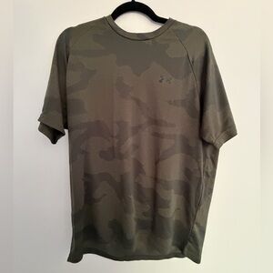 Under Armour | Men's Sz L | Camo Short Sleeve Tee - Olive Green